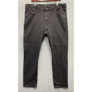 Old Navy Denim Jeans Men's Size 40X32 Black Rinse Basic Slim Built In Flex